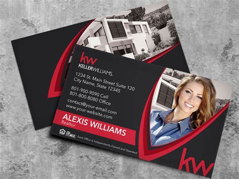 custom keller williams business cards.